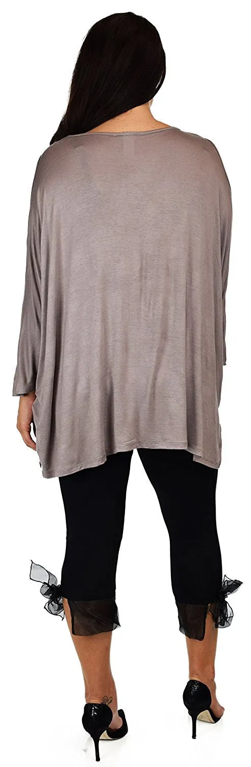 Versatile Tunic Cold shoulder Tunic, Summer Tunic,Plus size Clothing, Lagenlook Top, Plus size Top, Comfortable and Trendy Fits up to 5xl