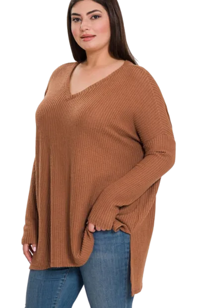 Waffle Tunic (V-Neck)