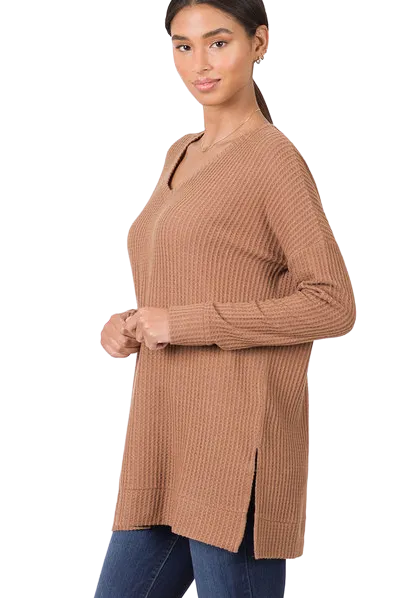 Waffle Tunic (V-Neck)