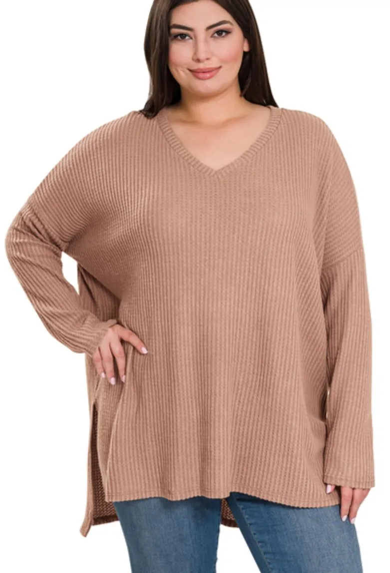 Waffle Tunic (V-Neck)