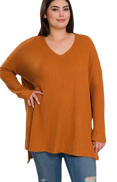 Waffle Tunic (V-Neck)