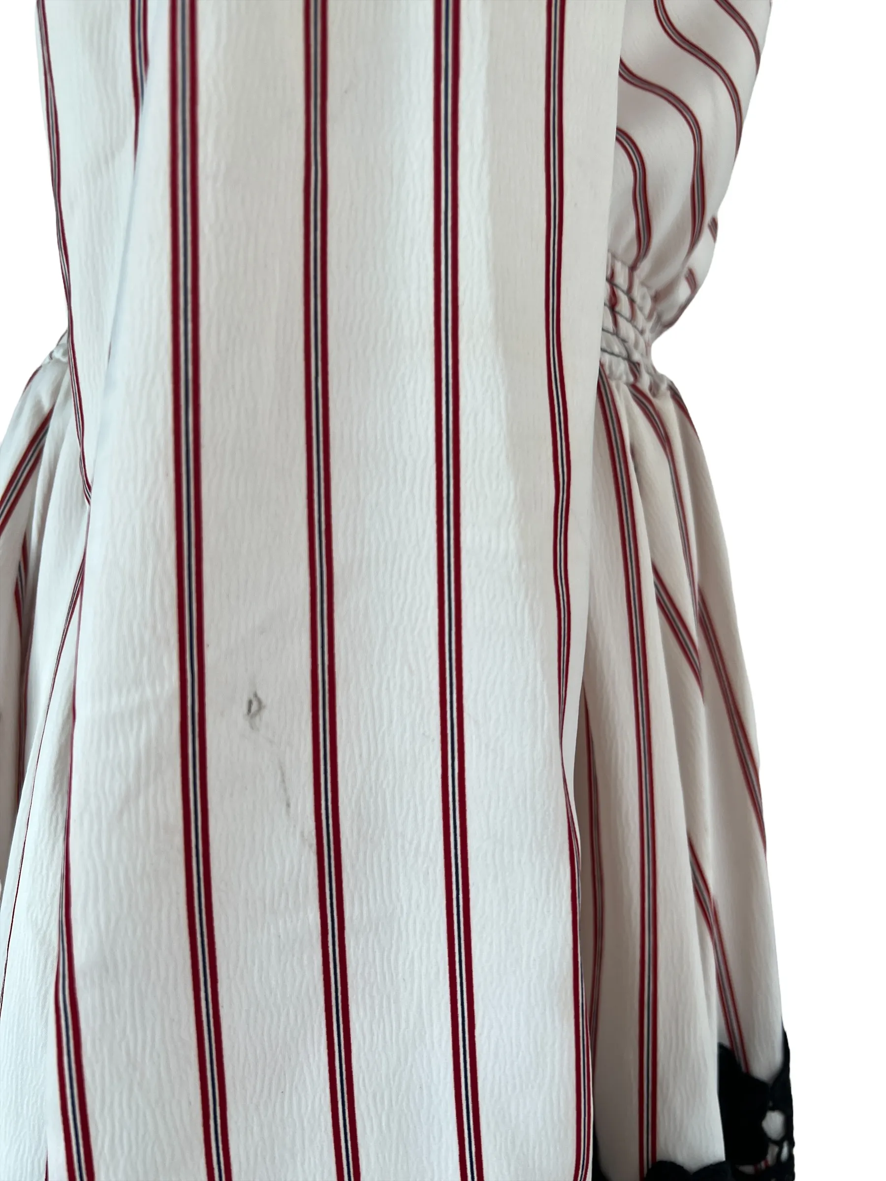 White Dress with Lace - M