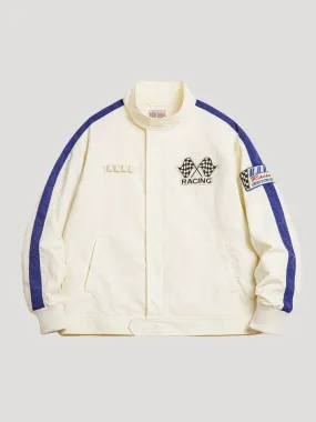 WLS Retro Embroidered Racing Jacket