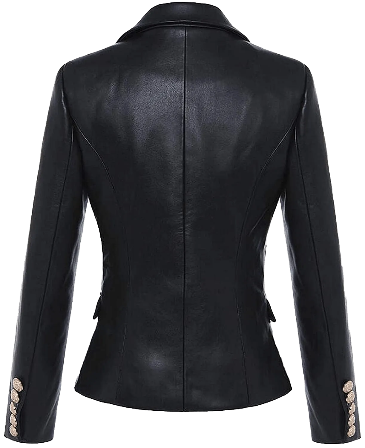 Women’S Kim Kardashian Black Real Leather Jacket | Women's Kim Kardashian Real Black Leather Jacket