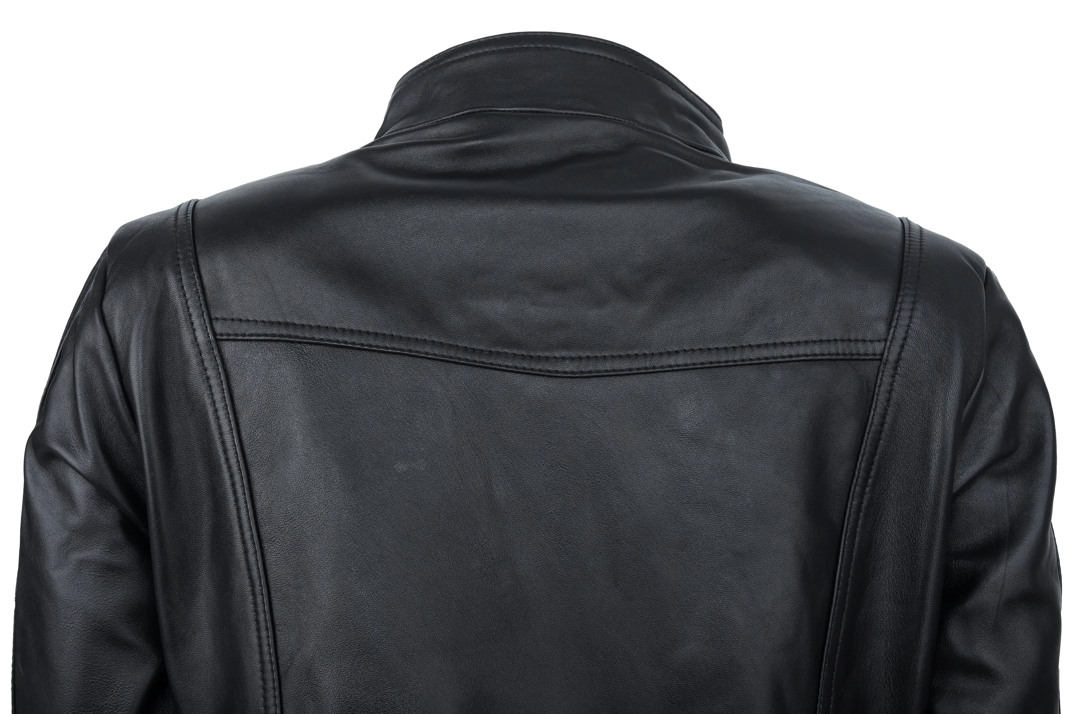 WOMENS LEATHER JACKET 94931 (BLACK)