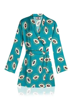 Womens Mini Wrap Dress