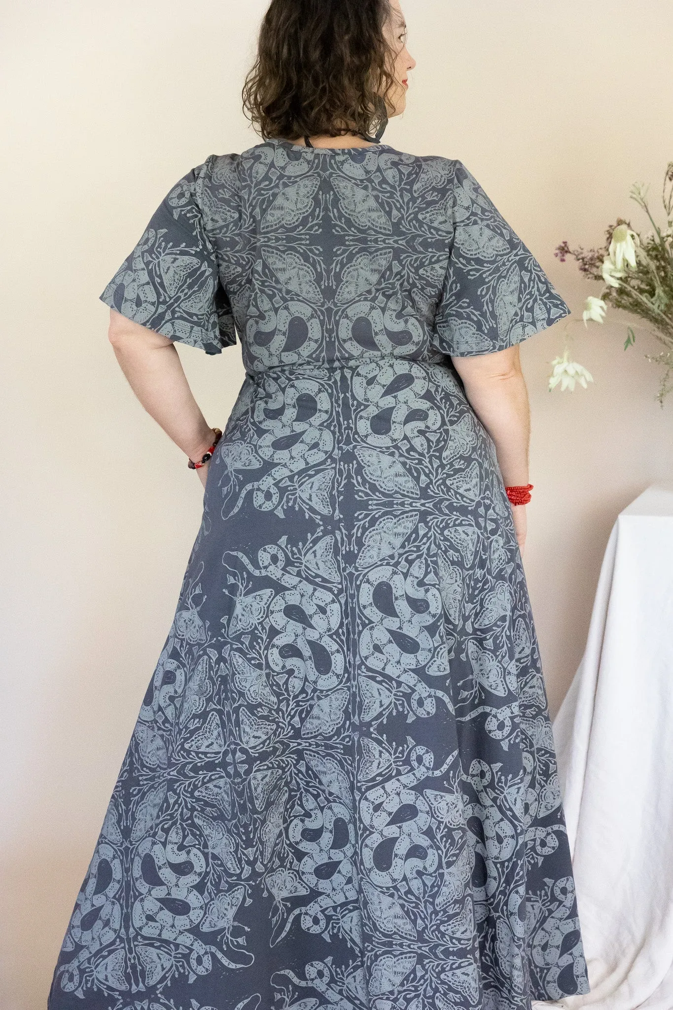 Wrap Dress - Nightwalk Print (size 10)