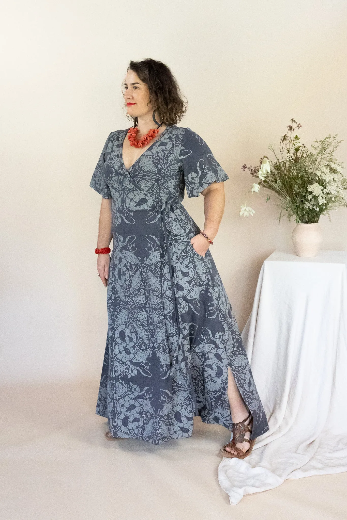 Wrap Dress - Nightwalk Print (size 10)