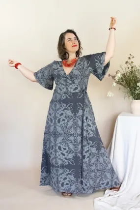 Wrap Dress - Nightwalk Print (size 10)