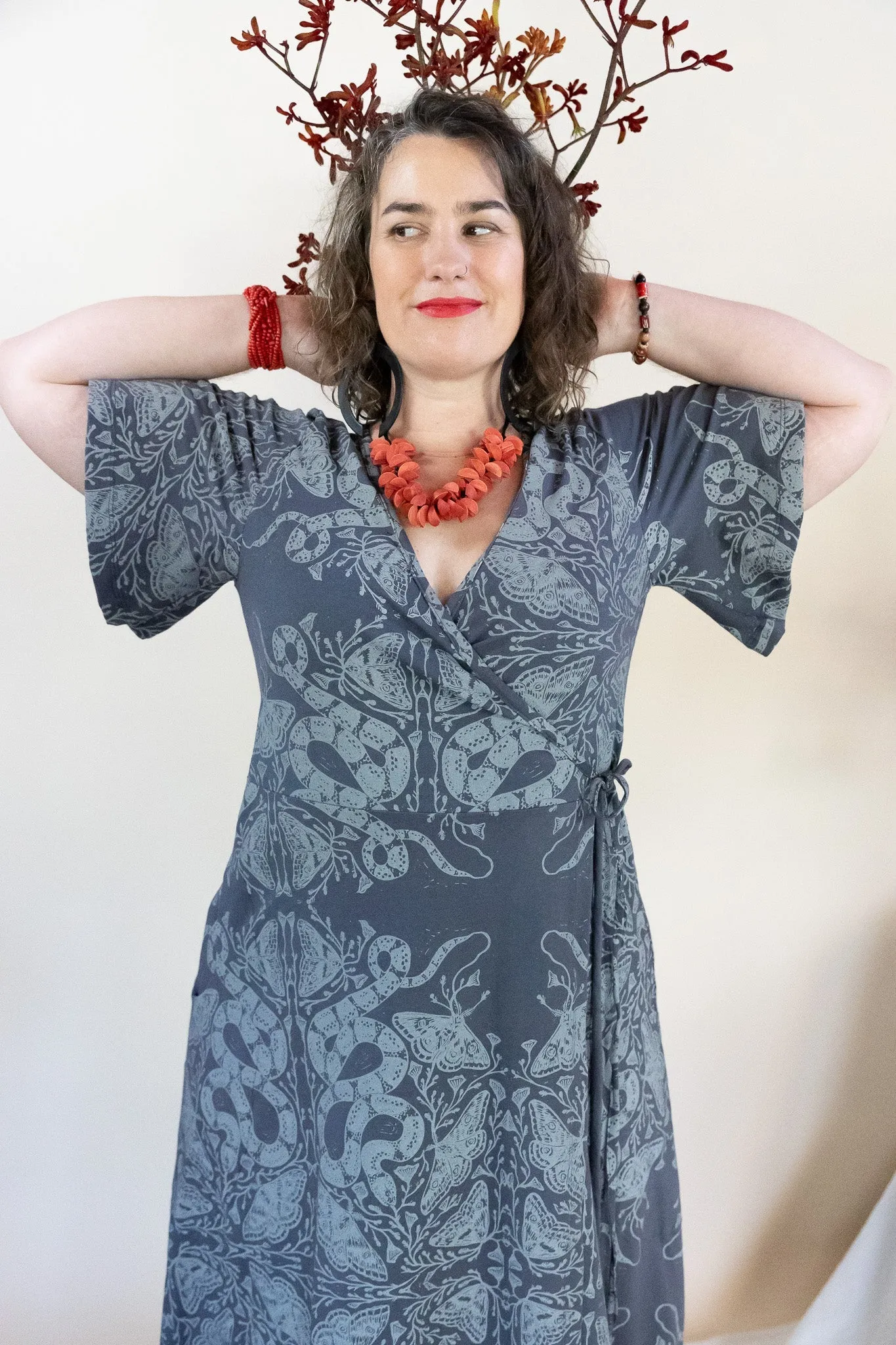 Wrap Dress - Nightwalk Print (size 10)