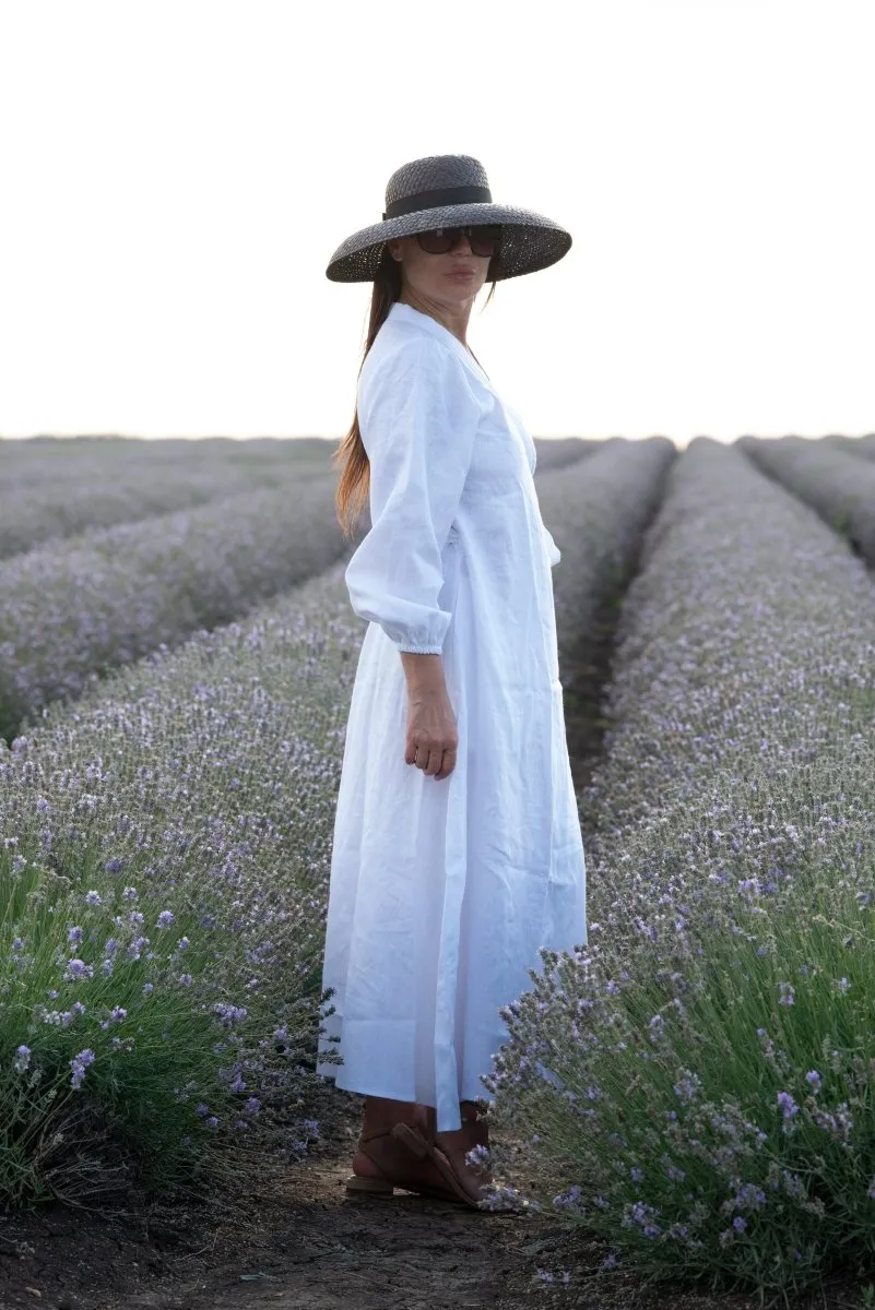 Wrap Linen Dress NAPOLI