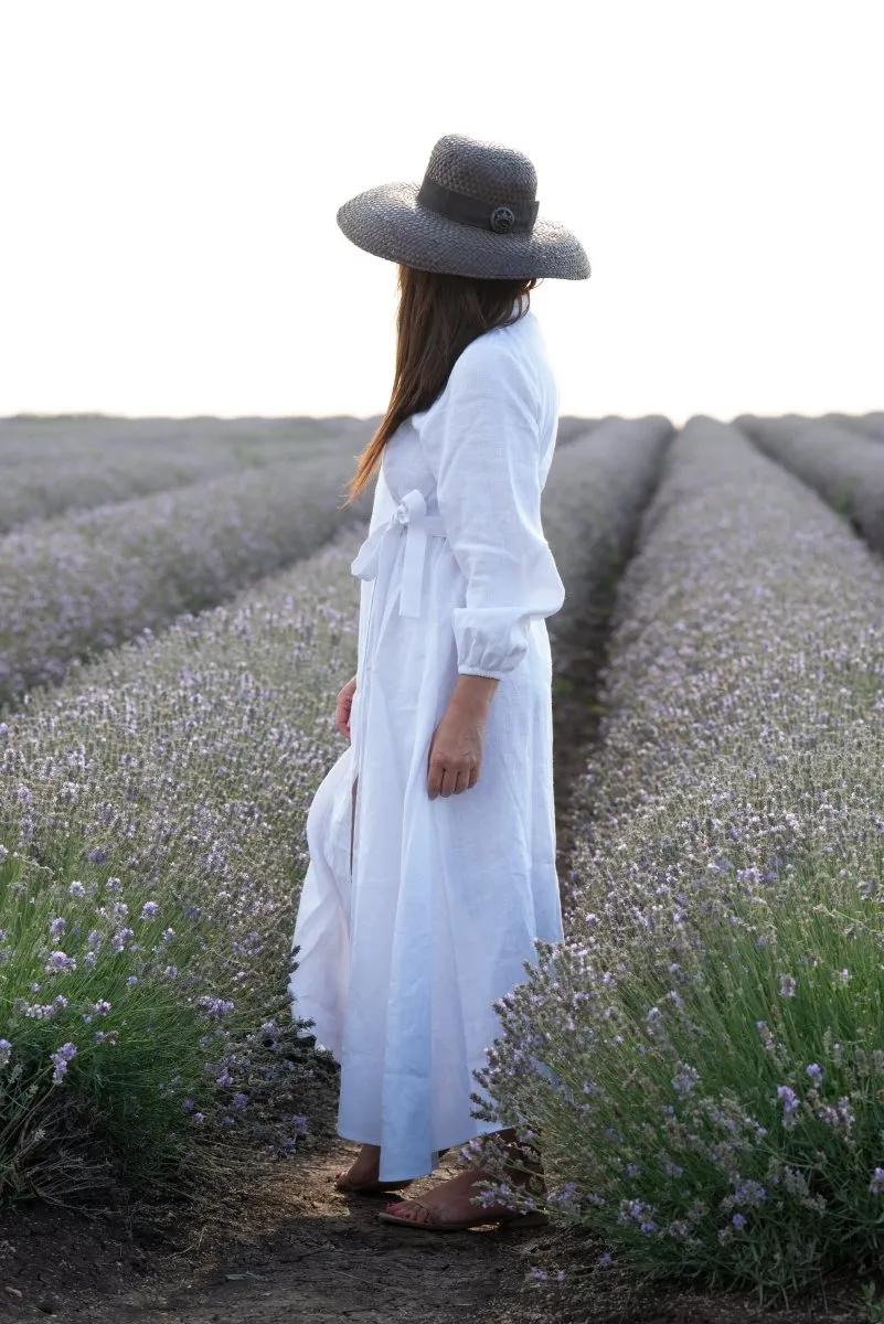 Wrap Linen Dress NAPOLI
