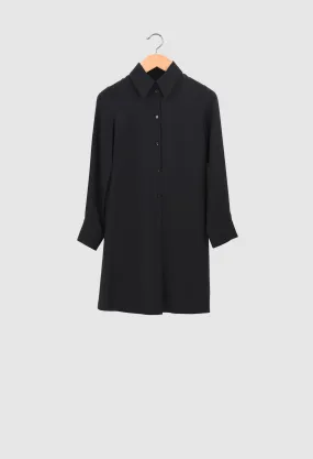 XAVIS - Shirt in Cotton Batiste in Black