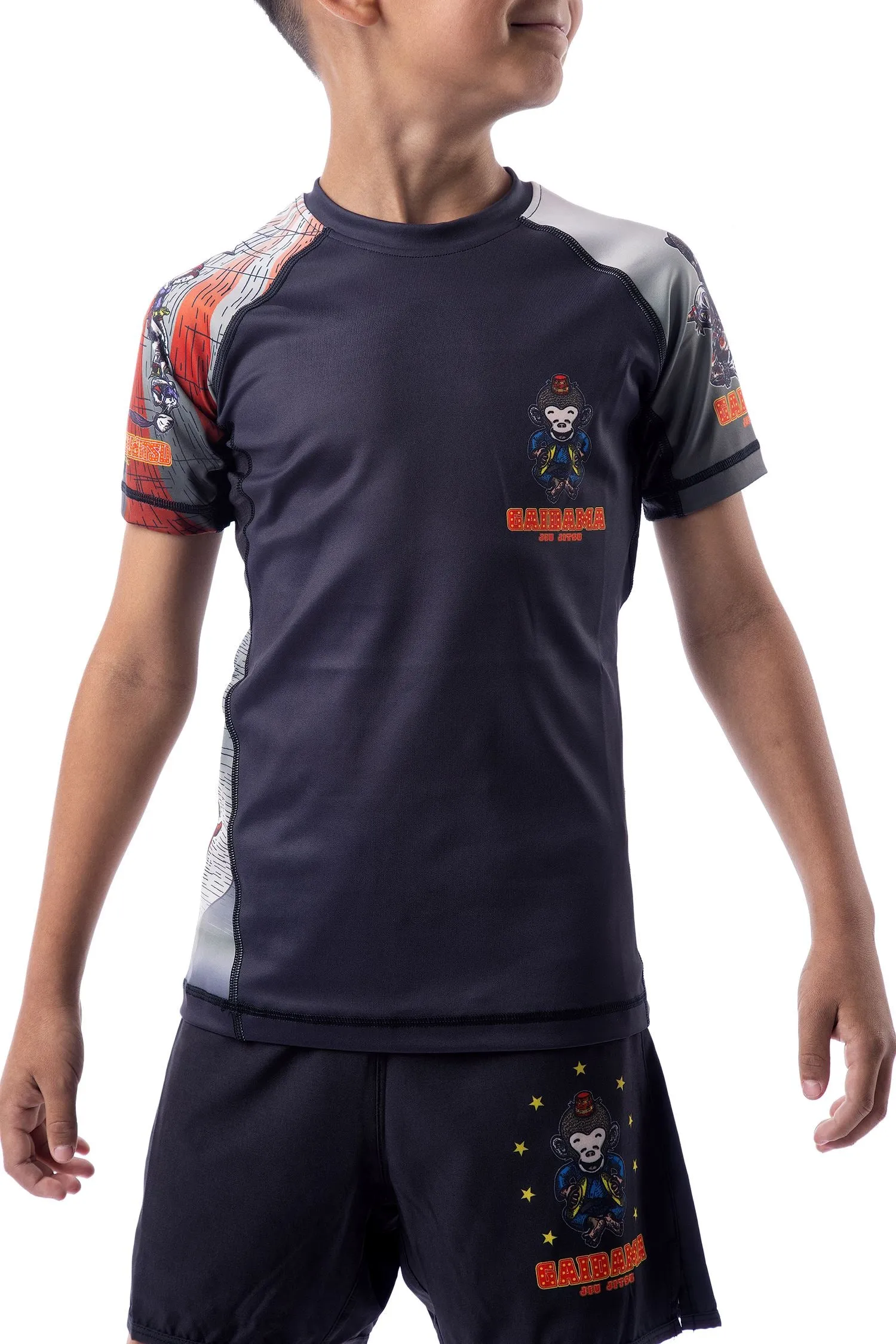 Youth Cirque du Jiu Jitsu Art Wear Rashguard