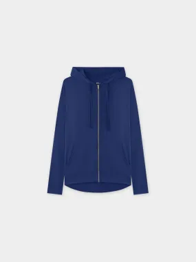 ZIP UP HOODIE-NAVY